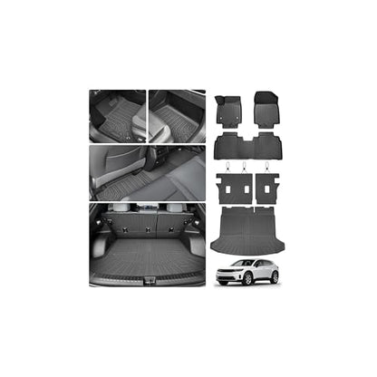 Cartist Floor Mats for Honda Prologue 2024 2025 2026, All Weather Cargo Liner for Prologue Accessories, Heavy Duty TPE Cargo Mats, Car Accessories - size: 4)Honda Prologue 24+ Full Set