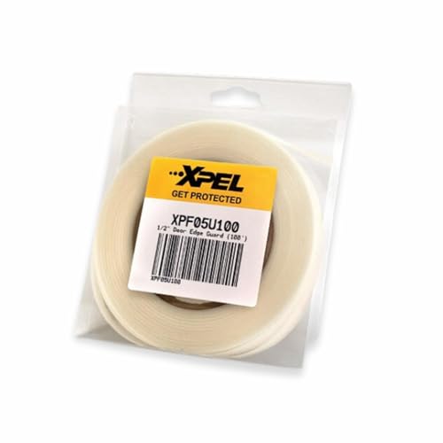 XPEL Door Edge Guard Protection Film Roll, 1/2" x 100' - Car or Truck Doors, Protective Barrier Against Minor Scratches, Paint Chips, Door Edge Impact, and Dings - Prevents Damage and Possible Rust - size: ½ Inch x 100 Foot