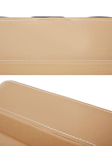 Car Seat Organizer Cup Drink Holders,Multifunctional Gap Filler Storage Box,Insert Organization Helps Reduce Distracted Driving&Holds Phone Mount Mug Bottle Cellphone Coaster Wallet Card (XBD-Beige) - color: XBD-Beige