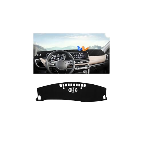 Autorder Dashboard Cover Mat for Kia Seltos 2024 2025 2026 Accessories Dash Cover Upgrade Flannel Dash Mat Sunshade Glare UV Rays Protector - size: 2024-2026 Kia Seltos