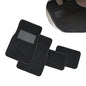 4 PCS Car Carpet Floor Mats, 25.59In x 17.12In, 11.81In x 17.12In, Anti-Slip Durable Vehicle Protective Mat, Universal All-encompassing Floor Pads for Most Cars SUVs (Black)