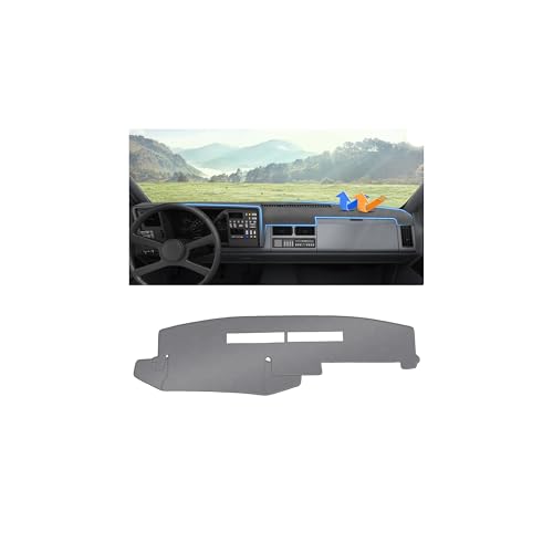 Autorder Gray Dashboard Cover Mat for 1988-1994 Chevy Chevrolet Silverado/GMC Sierra C/K 1500 2500 3500 Pickup Truck/1992-1994 GMC Yukon/Chevy Blazer Suburban Accessories Dash Cover Polyester Dash Mat - size: Gray 1988-1994 Silverado