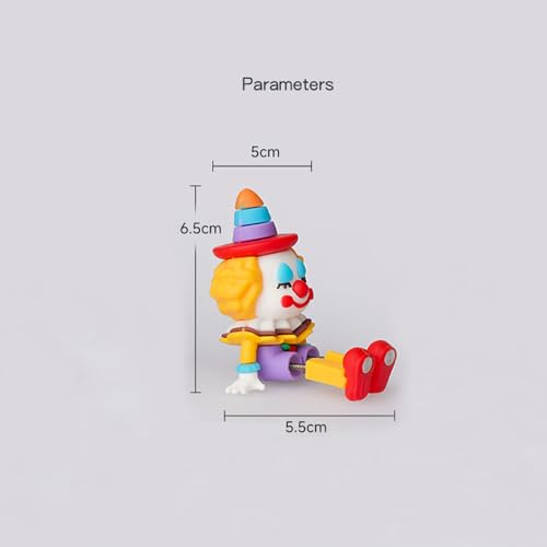2pcs Circus Clown Cute Car Dashboard Decorations Auto Vent Decoration Accessories,Automotive Interior Decoration Gifts for Men/Women