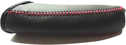Loncky Black Genuine Leather Handbrake Cover for Honda Civic Old Civic Si 2006 2007 2008 2009 2010 2011 Accessories