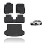 KELCSEECS Floor Mats & Cargo Liner for 2026 2025 2024 2023 Honda HRV/2026 2025 2024 2023 Honda HRV Hybrid All Weather Car Mats Trunk Liner HR-V Floor Mats Accessories Black - style: 6)For 2023-2026 Honda HR-V Full Set