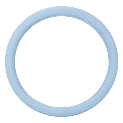 Carbella Ultra Soft Blue Steering Wheel Cover, Car Accessories for Women, Non-Slip Comfy Soft Grip Faux Leather Auto Steering Wheel Cover for Cars Trucks Vans SUVs Gift Idea - Fits Standard 15" Inches - color: Soft Blue