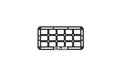 DV8 Offroad Universal Molle Panels | Can Be Mounted Almost Anywhere Including Vehicles, Garages, etc. | Available in 6 Sizes | Universal Mounting for Tools, Recovery Gear, & More (11" x 6") - size: 11" x 6"