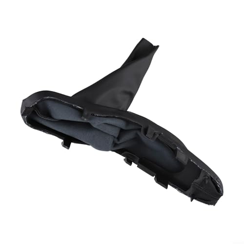 Handbrake Cover, Black ABS Plastic PU Leather Anti-Slip Parking Hand Brake Gaiter For BMW For Mini For Cooper R50 R52 R53 2001-2008