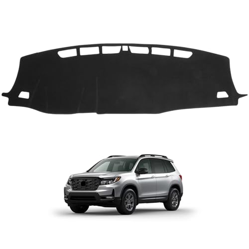 Dash Cover Mat Compatible with Honda Passport 2019 2020 2021 2022 2023 2024 Dashboard Cover for Pad Custom Car Dashboard Interior Accessories Ornament - size: Compatible with Passport 2019-2024