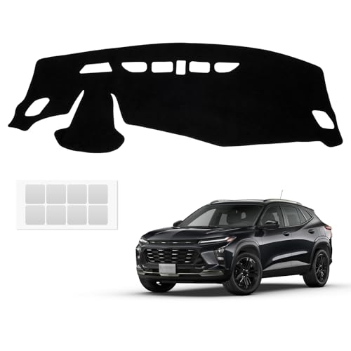 Dashboard Cover Mat Compatible with Chevy Trax 2024 2025 Accessories Dash Cover Non-Slip Dash Mat Sunshade Glare UV Rays Protector Pad Carpet - size: Fit for Chevy Trax 2024