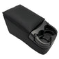 Black Universal Truck Bench Seat Console with Cup Holders