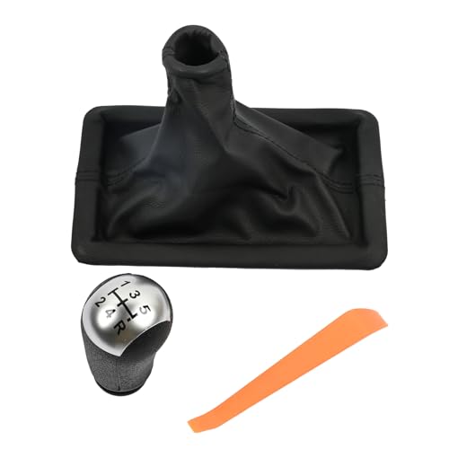 Shift Knob Shifter Boot Cover Fit for Ford Mustang 2005 2006 2007 2008 2009 Replace 5R3Z-7213-BAA 8R3Z-7277-AA 7R3Z-7277-AD 6R3Z-7277-AA 5 Speed Manual Transmission Gear Change Lever