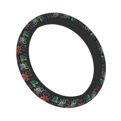 Dragon Steering Wheel Covers Non Slip Neoprene Universal 15 Inch Steering Wheel Protector Car Cover for Men Women - color: Dragon