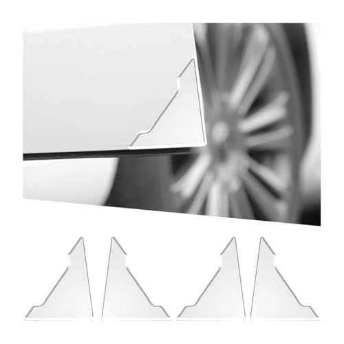 4PCS Car Door Edge Guard Sticker, Anti-Collision Self-Adhesive Vehicle Door Corner Protector, Anti-Rub Automotive Exterior Edge Cover Decor, Universal for Truck SUV Sedan