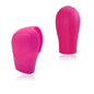 2 PCS Gear Shift Knob Cover, Silicone Anti-slip Scratch-resistant Shift Knob Protector, Water-proof Highly Stretchable Handbrake Cover, for Most Manual Transmission Cars (Pink)