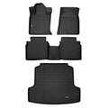 HAFIDI® Floor Mats & Cargo Liner Set Fit for 2019-2025 2026 Nissan Altima All Weather Protection TPE Anti-Slip Car Full Set Floor Liners Custom Accessories - Black - style: 16) For Altima 2019-2026 Full Set