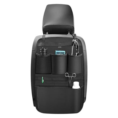 Car Seat Back Organizer, Car Back Seat Storage with Multiple Pockets, Car Seat Hanging Pocket,Front Seat Organizer Headrest Bag Compatible with Car SUVs Pickup and Truck