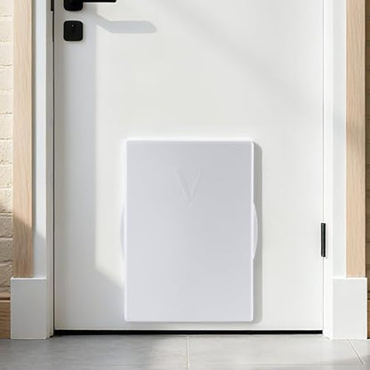 Snap-On Closing Panel for PetSafe Extreme Weather Dog Doors (Panel Model 700-1099 ONLY) – Medium Size 15" x 10.5" – White Pet Door Cover