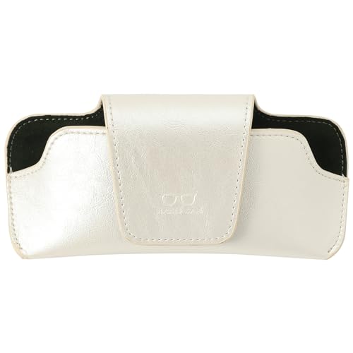 Sunglass Holder for Car Visor, Car Sunglasses Holder Leather, Eyeglasses Holder Glasses Storage Case Visor Accessories - color: 08-white