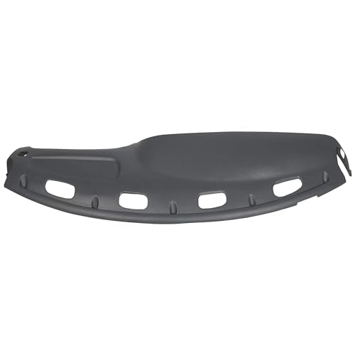 ECOTRIC Dash Cover Overlay Compatible with 1998-2001 Dodge Ram 1500, 1998-2002 Dodge Ram 2500 Base/Dodge Ram 3500 Base Trucks Gray Dashboard Dash Cap Pad Bezel Molded Protector - size: Dashboard Cover