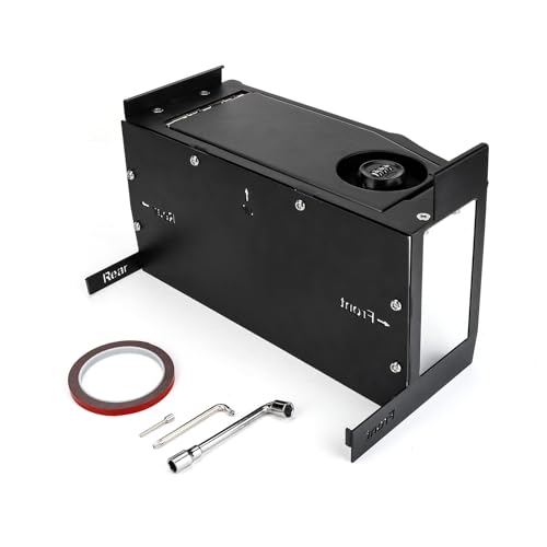 Center Console Safe Gun Safe Box with Springs Hinge Compatible with 2021-2024 Ford F150, 2022-2023 F150 Lightning
