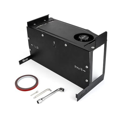 Center Console Safe Gun Safe Box with Springs Hinge Compatible with 2021-2024 Ford F150, 2022-2023 F150 Lightning
