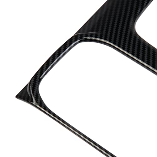 Carbon Fiber Center Console Gear Shift Cupholder Panel Cover Trim for Nissan Frontier 2022-2026