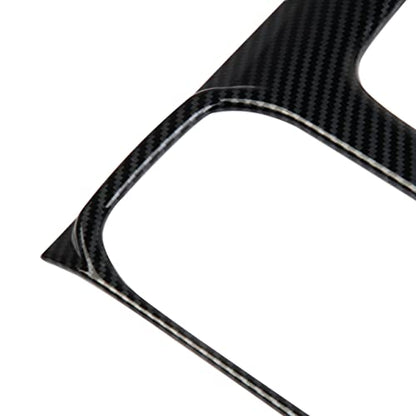 Carbon Fiber Center Console Gear Shift Cupholder Panel Cover Trim for Nissan Frontier 2022-2026
