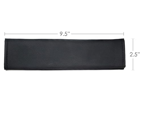 Personalized Custom Made Faux Leather Embroidered Seat Belt Cover Pad for Car, Truck, SUV – Soft & Comfortable Strap Protector Made in USA