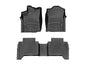 WeatherTech Custom Fit FloorLiners for Toyota Tacoma - 1st & 2nd Row (4412991-448722), Black - color: Black
