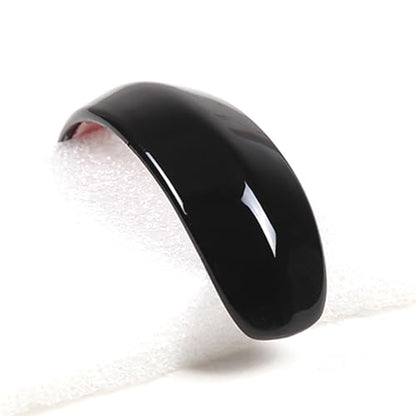 Center Console Gear Shifter Knob Hand Brake Cover Compatible with Infiniti G37 G35 G25 Q40 FX35 FX37 FX50 QX70 QX56 EX35 EX37 EX25 QX50/Nissan Patrol 2013-2018 Accessories (Gloss Black) - color: gloss black