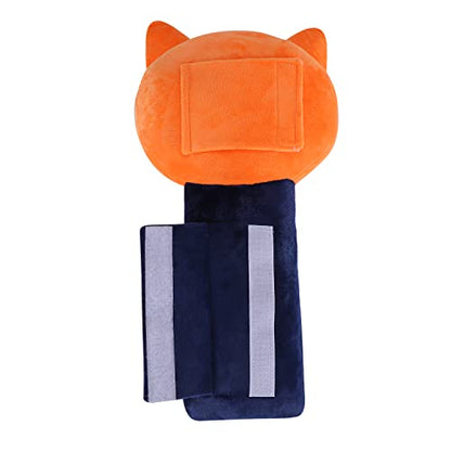 Car Travel Pillow for Kids Car Seat Pillow Cute Cartoon Travel Pillow Cushion Breathable Head and Body Support Pillow for Sleeping Travel Neck Rest Car Seat Pillow Long Journey&Road Trip - color: Fox