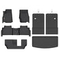 Binmotor-Floor Mats & Cargo Liner for Jeep Grand Cherokee L 2021-2025(Only for 7 Seats/Bench Seat), TPE All Weather Car Mats for Jeep Grand Cherokee L Accessories Custom Fit Cargo Trunk - style: 11) Car Mats for Jeep Grand Cherokee L 7 Seats(2021-2025)