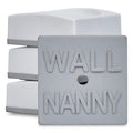 Wall Nanny Mini - Smallest Baby Gate Wall Protector (Made in USA) Protect Walls & Doorways from Pet Gates & Dog Gate Spindles - Child Pressure Mounted Baby Gate for Stairs Wall Cup (White) 4 Pack - color: White