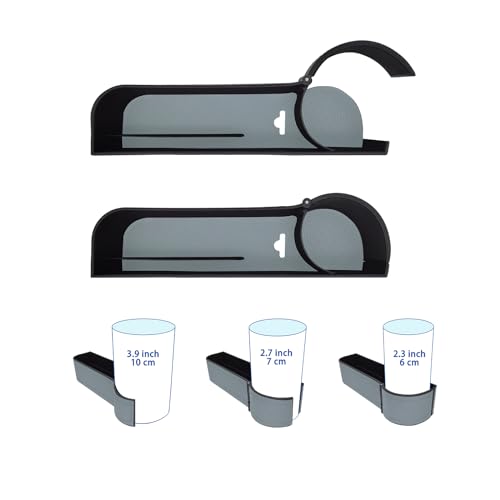 Car seat gap filler organizer, 2 Pack multifunctional car seat organizer, car console side storage box can Holders phone, sunglasses, car keys, change(Gray) - color: Gray