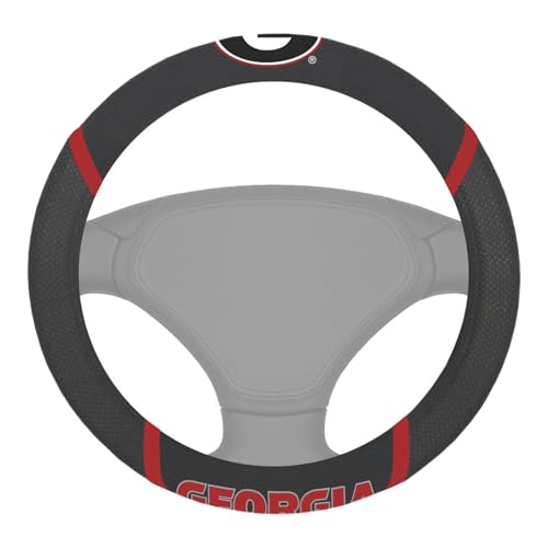FANMATS NCAA Unisex-Adult Embroidered Steering Wheel Cover - color: Black