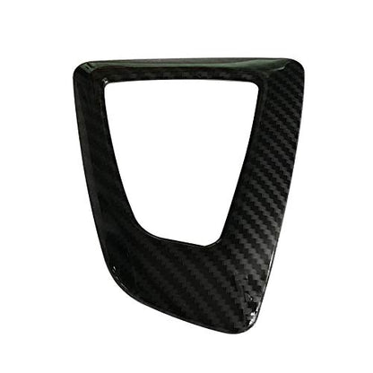 Carbon Fiber Control Gear Box Shift Knob Panel Frame Cover Sticker Interior Trim Compatible with BMW F20 F21 F22 F23 F30 F34 F35 F32 F33 F36 1 2 3 4 Series 14-18 Accessories