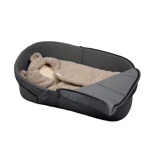 7 A.M. 7AM Baby Car Seat Blanket - Multifunctional Car Seat Cover for Toddlers, Winter Stroller & Swaddle Blanket, Micro-Fleece & Plush Lined Warm Carseat Cover | (Oatmeal, 0-6M)
