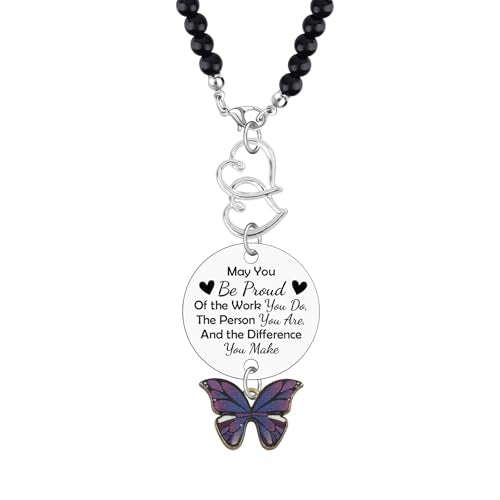 Thank You Car Hanging Accessories Appreciation Gifts for Coworkers Employee Teacher Women Men Leaving Gift Rear View Mirror Hanging for Her Retirement Goodbye Farewell Gift Rear View Mirror Car Charm