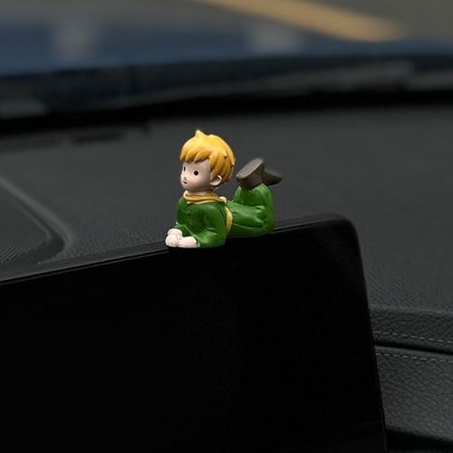 Cute Little Prince Car Dashboard Decorations Accessories Interior for Women Men Car Dash Board Decor Rear View Mirror Charms Home Office Decoration Christmas Ornaments Birthday Toppers Decorations - color: C3