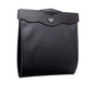 Car Leather Trash Bag Smart LED Waterproof Organizer Storage Garbage Can (Black)