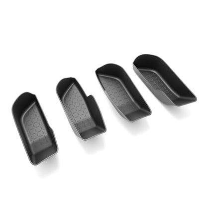 4Pack for 2026 Toyota RAV4 Door Side Storage Box for 2026+ Toyota RAV4 (LE/SE/XLE Premium/Woodland/XSE/Limited) Door Handle Organizer 2026 RAV4 Accessories Insert Glove Pallet (Front & Rear)