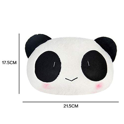 Estel Cartoon Cute Panda Plush Auto Car Seat Headrest Neck Rest Cushion Pillow 1 Pair with Different Faces