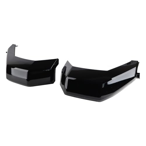 Gloss Black Front Bumper Grille Trim Molding Trim Molding Surround Compatible with 2022-2024 Toyota Tundra