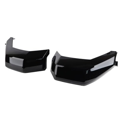 Gloss Black Front Bumper Grille Trim Molding Trim Molding Surround Compatible with 2022-2024 Toyota Tundra