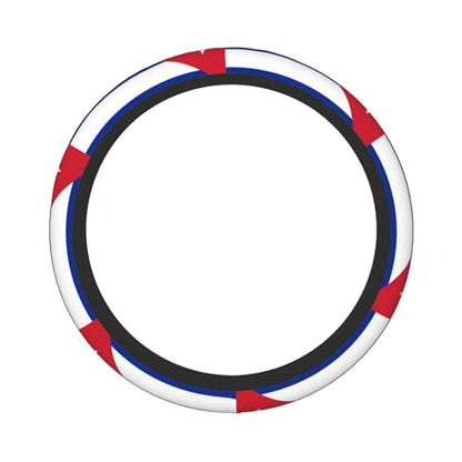 Cuban Flag Universal Steering Wheel Covers, Cute Car Accessories for Women Girls Car Truck - color: Cuban Flag
