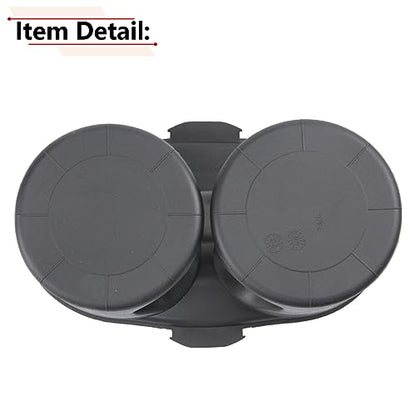 Cup Holder Insert Divider Compatible with Dodge Grand Caravan 2011-2020 Year, for Chrysler Town & Country 2011-2016 Year, for 1WV70DX9AA
