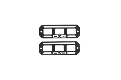 DV8 Offroad Universal Molle Panels | Can Be Mounted Almost Anywhere Including Vehicles, Garages, etc. | Available in 6 Sizes | Universal Mounting for Tools, Recovery Gear, & More (Pair of 7" x 2.5") - size: Pair of 7" x 2.5"