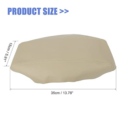 X AUTOHAUX Car Center Console Lid Armrest Seat Box Cover Protector Replacement Microfiber Leather for Toyota Prius 2004-2009 Beige - color: Beige