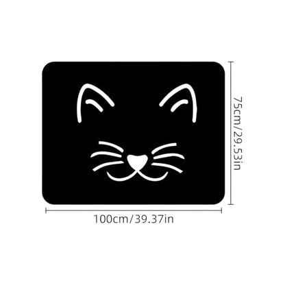 Universal Car Trunk Mat 29" x 39", Cute Cat Print All Weather Trunk Protection Cargo Liner, Durable Cargo Mat Rear Trunk Liner, Stylish Vehicle Interior Accessories Suitable for Most Car Models - color: Cute Cat Print